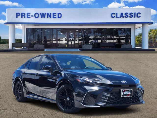 2025 Toyota Camry SE Black at Joe Myers Mazda Kia