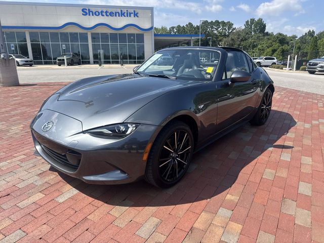 Machine Gray Metallic 2025 Mazda MX-5 Miata Convertible Rear-Wheel Drive 6-Speed Automatic