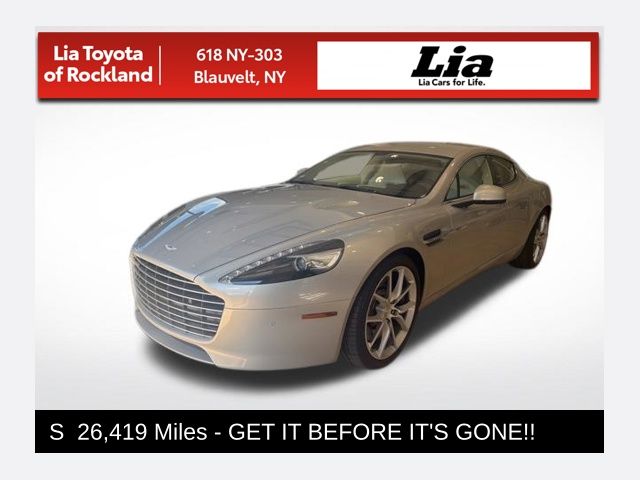 Silver Blonde 2015 Aston Martin Rapide S RWD Sedan Rear-Wheel Drive 8-Speed Automatic