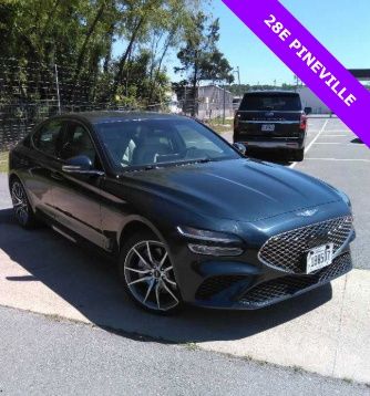Blue 2025 Genesis G70 2.5T Standard RWD Sedan Rear-Wheel Drive 8-Speed Automatic
