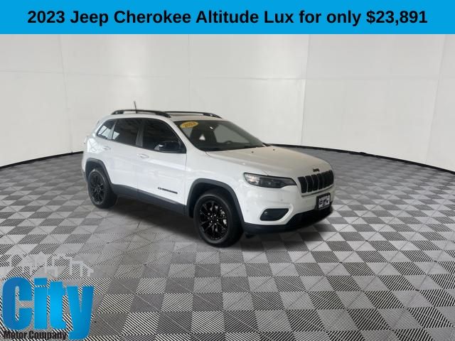Bright White Clearcoat 2023 Jeep Cherokee SUV / Crossover  9-Speed Automatic
