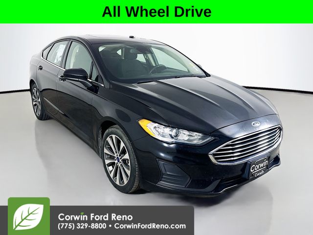 Black 2019 Ford Fusion Sedan All-Wheel Drive 6-Speed Automatic