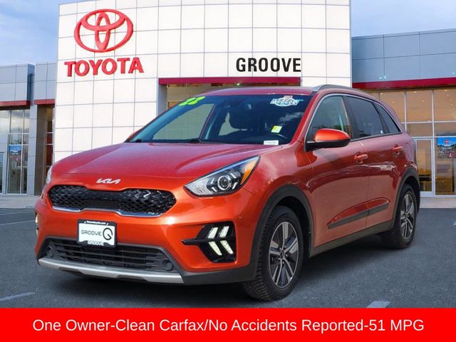 Solar Orange 2022 Kia Niro LXS FWD SUV / Crossover Front-Wheel Drive 6-Speed Automatic