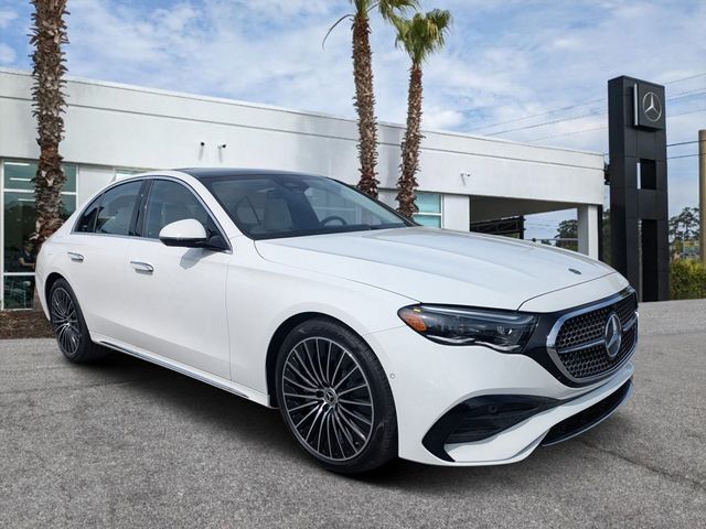 Polar White 2026 Mercedes-Benz E-Class Sedan All-Wheel Drive 9-Speed Automatic