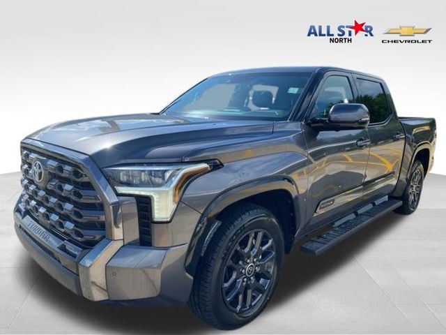 Magnetic Gray Metallic 2023 Toyota Tundra Platinum CrewMax Cab RWD Pickup Truck 4X2 Automatic