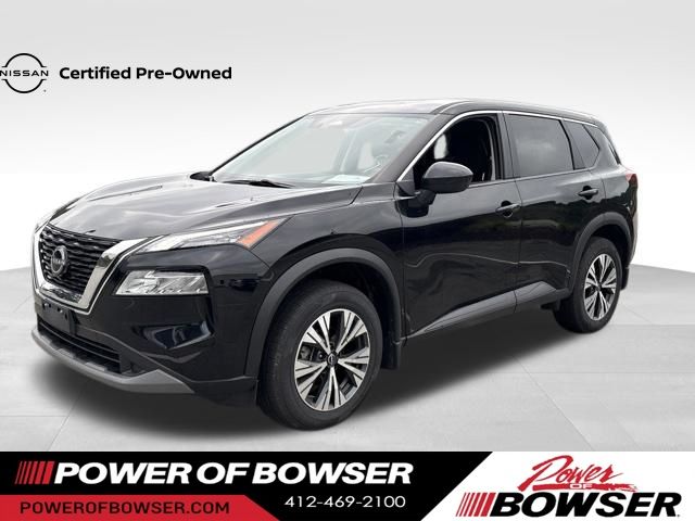 Super Black 2023 Nissan Rogue SUV / Crossover All-Wheel Drive Continuously Variable Transmission