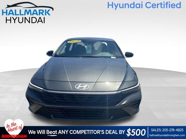 Amazon Gray 2026 Hyundai Elantra SEL Sport FWD Sedan Front-Wheel Drive Continuously Variable Transmission