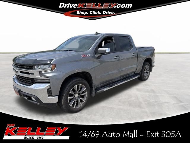 Gray (Satin Steel Metallic) 2021 Chevrolet Silverado 1500 Pickup Truck Four-Wheel Drive 8-Speed Automatic