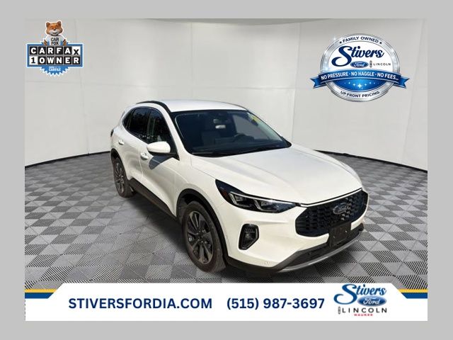 White Metallic 2023 Ford Escape SUV / Crossover All-Wheel Drive 8-Speed Automatic