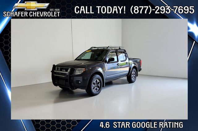 Brilliant Silver 2015 Nissan Frontier Pickup Truck Four-Wheel Drive 5-Speed Automatic Overdrive