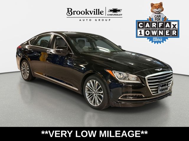 Caspian Black 2017 Genesis G80 Sedan All-Wheel Drive 8-Speed Automatic