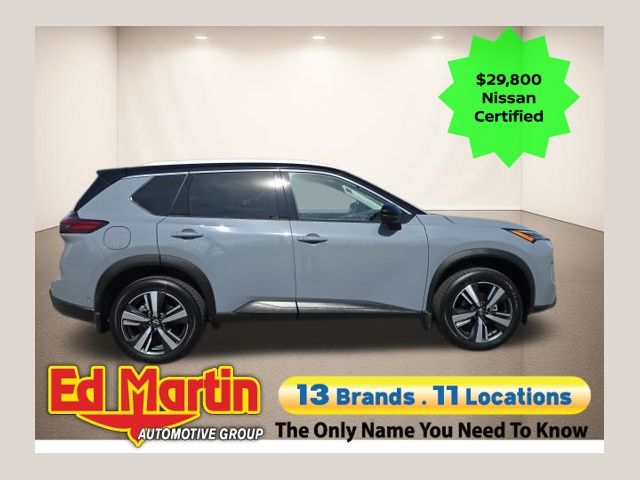 Boulder Gray 2025 Nissan Rogue SL AWD SUV / Crossover All-Wheel Drive Continuously Variable Transmission