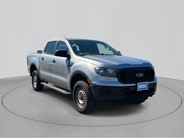 Silver Metallic 2020 Ford Ranger XL SuperCrew 4WD Pickup Truck Four-Wheel Drive Automatic