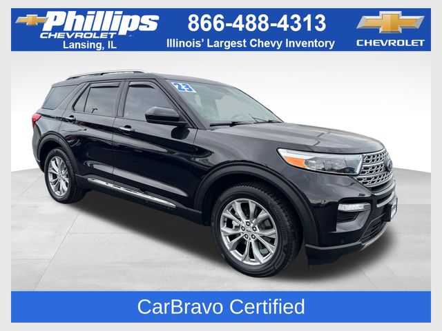 Agate Black Metallic 2023 Ford Explorer SUV / Crossover All-Wheel Drive Automatic