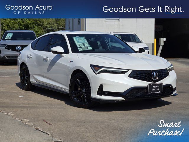 Platinum White 2026 Acura Integra Hatchback Front-Wheel Drive 6-Speed Manual