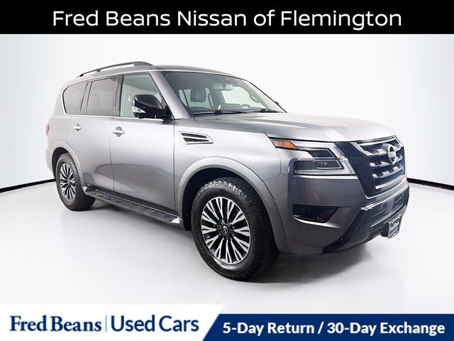 Gray (Gun Metallic) 2023 Nissan Armada SL 4WD SUV / Crossover Four-Wheel Drive 7-Speed Automatic