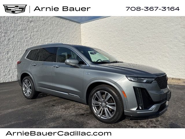 Argent Silver Metallic 2024 Cadillac XT6 Premium Luxury AWD SUV / Crossover Four-Wheel Drive 9-Speed Automatic