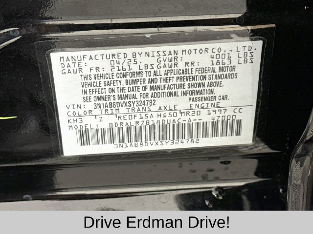 Used 2025 Nissan Sentra Sedan