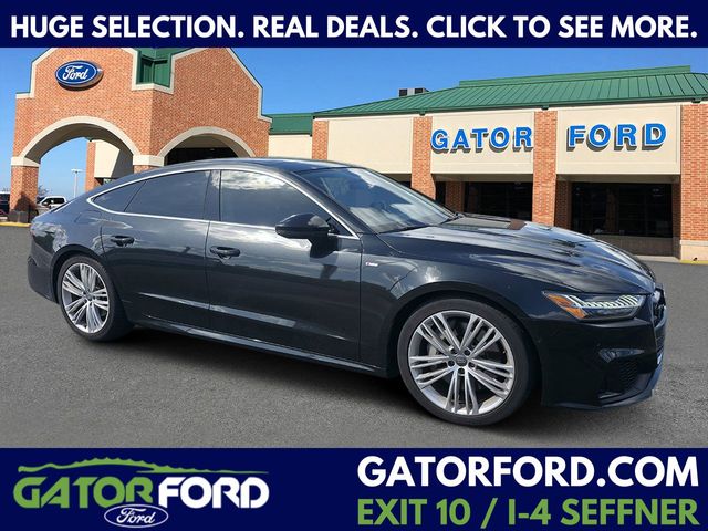 Vesuvius Gray Metallic 2020 Audi A7 quattro Premium Plus 55 TFSI AWD Sedan All-Wheel Drive 6-Speed Automatic