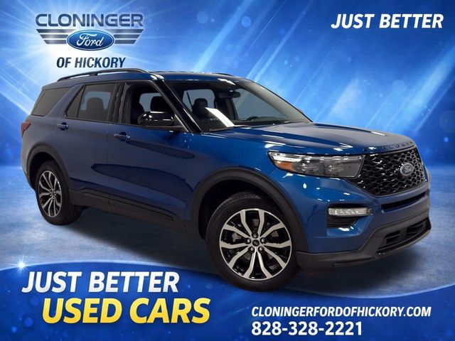 Blue Metallic 2023 Ford Explorer ST AWD SUV / Crossover All-Wheel Drive Automatic