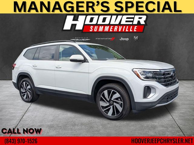 Pure White 2025 Volkswagen Atlas SUV / Crossover Front-Wheel Drive 8-Speed Automatic