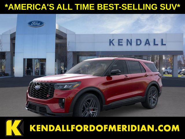 Red Metallic 2026 Ford Explorer SUV / Crossover All-Wheel Drive Automatic