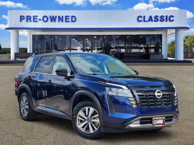 2026 Nissan Pathfinder SL Blue at Central Houston Nissan