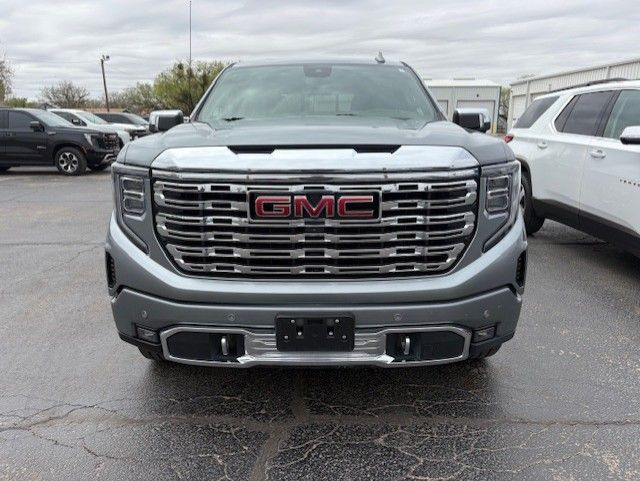 Sterling Metallic 2023 GMC Sierra 1500 Denali Crew Cab 4WD Pickup Truck Four-Wheel Drive Automatic
