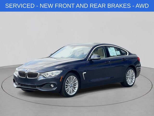 Imperial Blue Metallic 2015 BMW 4 Series Sedan All-Wheel Drive 8-Speed Automatic