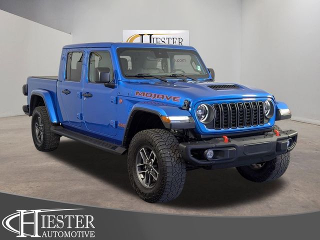 Hydro Blue Pearlcoat 2024 Jeep Gladiator Mojave Crew Cab 4WD Pickup Truck Four-Wheel Drive 8-Speed Automatic