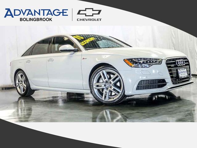 White 2015 Audi A6 Sedan All-Wheel Drive 8-Speed Automatic