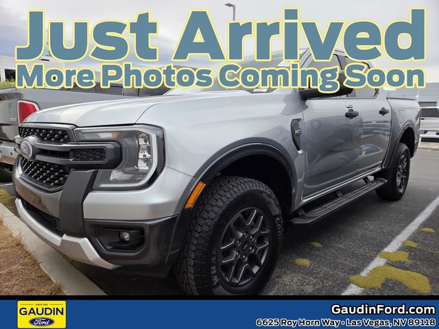Silver Metallic 2024 Ford Ranger XLT SuperCrew RWD Pickup Truck 4X2 Automatic
