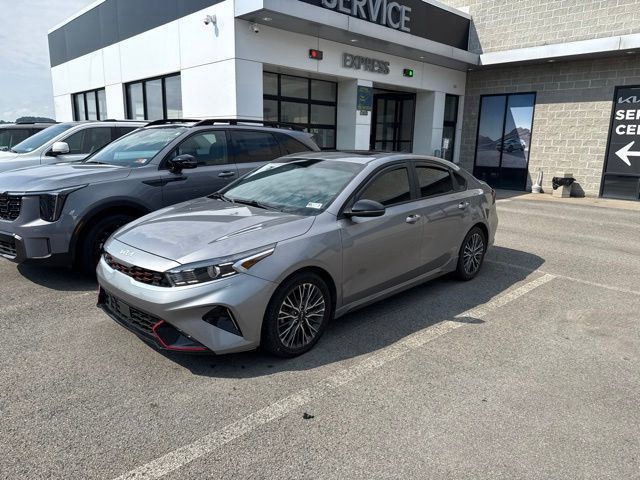 Steel Gray 2023 Kia Forte Sedan Front-Wheel Drive Continuously Variable Transmission