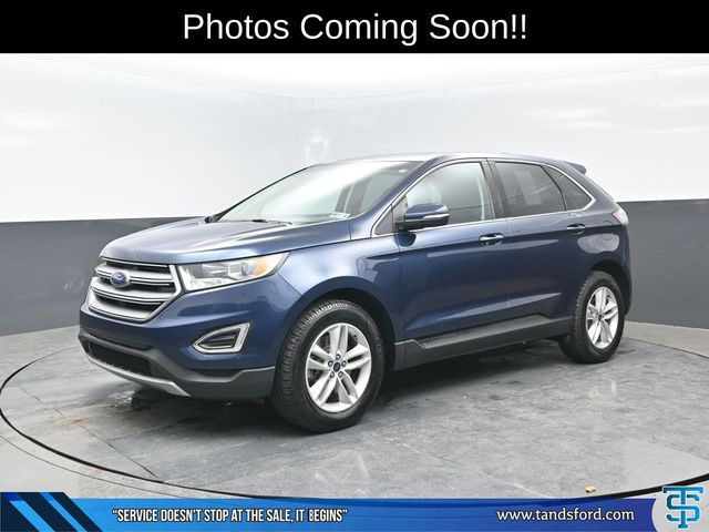 Blue 2017 Ford Edge SEL AWD SUV / Crossover All-Wheel Drive 6-Speed Automatic