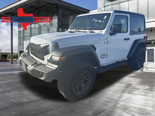 2020 Bright White Clearcoat Jeep Wrangler Sport S SUV