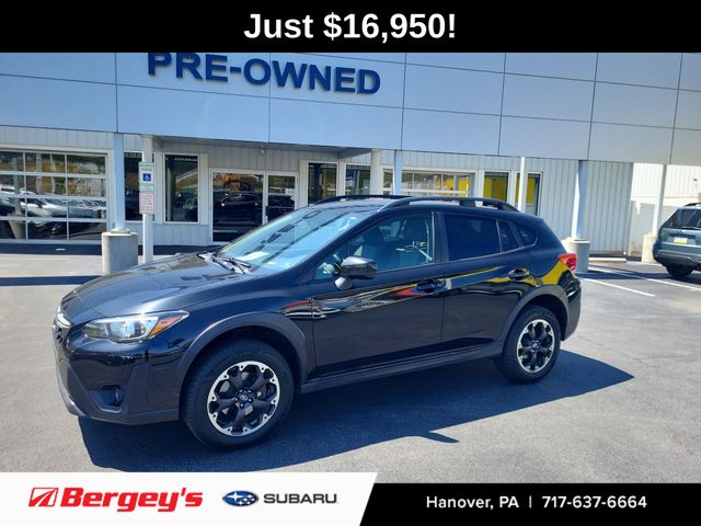 Crystal Black Silica 2021 Subaru Crosstrek Premium AWD SUV / Crossover All-Wheel Drive 6-Speed Manual