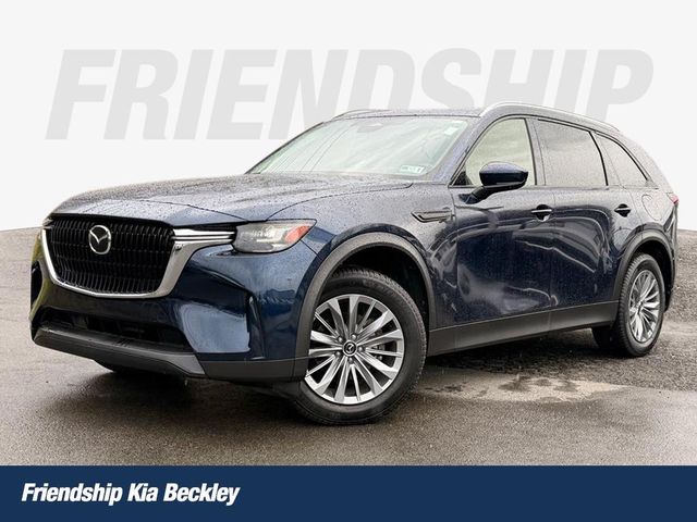 Deep Crystal Blue Mica 2024 Mazda CX-90 3.3 Turbo Preferred Plus AWD SUV / Crossover All-Wheel Drive 8-Speed Automatic