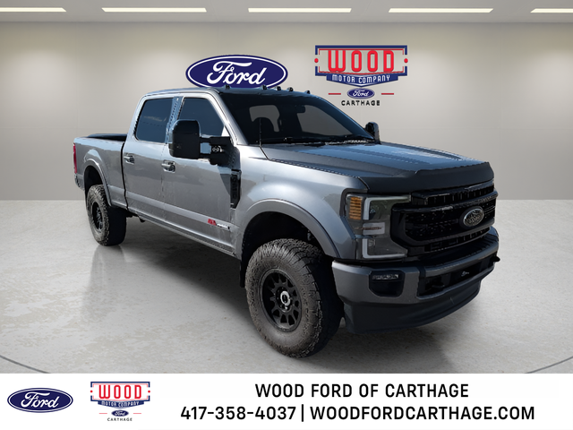 Gray Metallic 2022 Ford F-350 Super Duty Pickup Truck Four-Wheel Drive Automatic