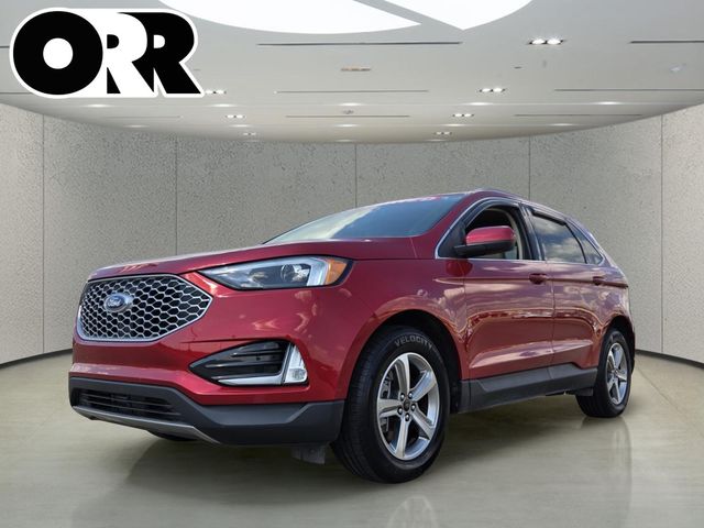 Red Metallic 2023 Ford Edge SUV / Crossover All-Wheel Drive 8-Speed Automatic