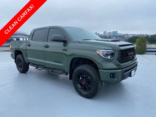 Army Green 2020 Toyota Tundra Pickup Truck Four-Wheel Drive 6-Speed Automatic
