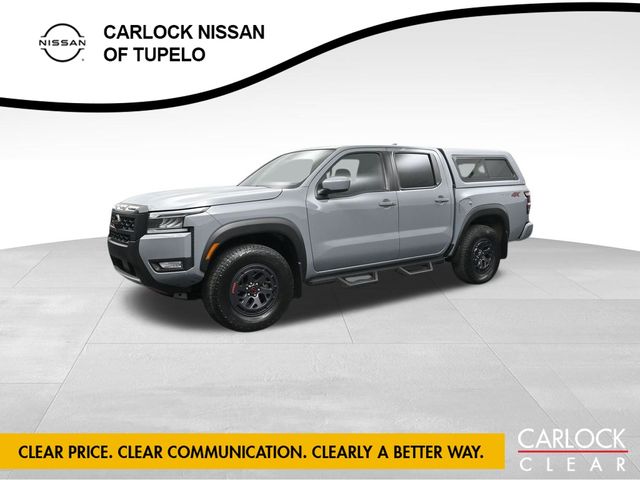 Boulder Gray Pearl 2025 Nissan Frontier Pickup Truck Four-Wheel Drive 9-Speed Automatic Overdrive