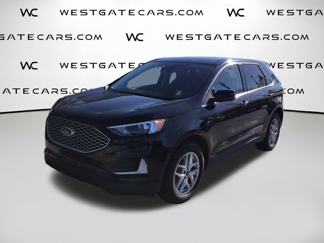 Black Metallic 2023 Ford Edge SEL AWD SUV / Crossover All-Wheel Drive 8-Speed Automatic