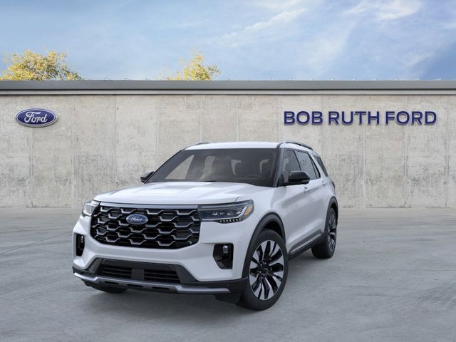 2026 Ford Explorer Platinum White at Luther Ford