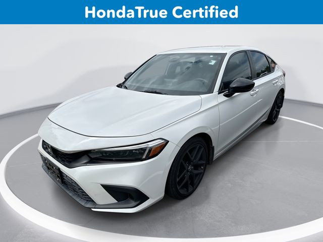 Platinum White Pearl 2023 Honda Civic Hatchback Hatchback Front-Wheel Drive Continuously Variable Transmission