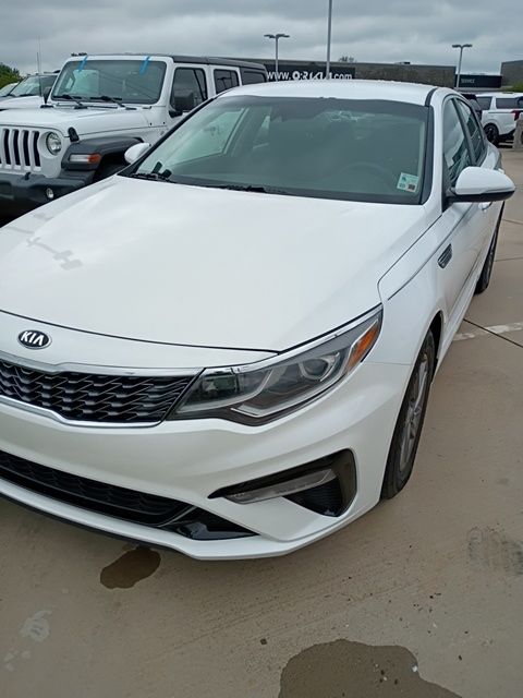 Snow White Pearl 2020 Kia Optima LX FWD Sedan Front-Wheel Drive 6-Speed Automatic