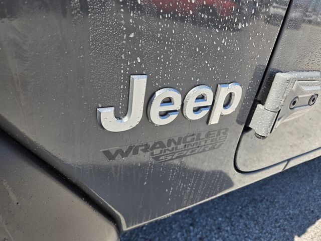 Certified Used 2020 Gray Jeep Unlimited Sport S image 4