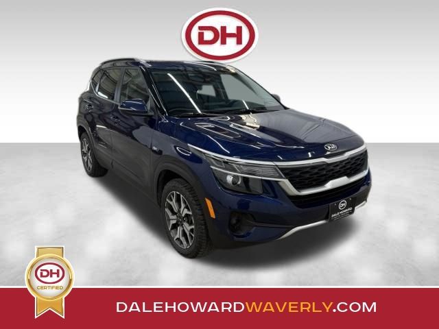 Dark Ocean Blue 2021 Kia Seltos SUV / Crossover All-Wheel Drive Continuously Variable Transmission