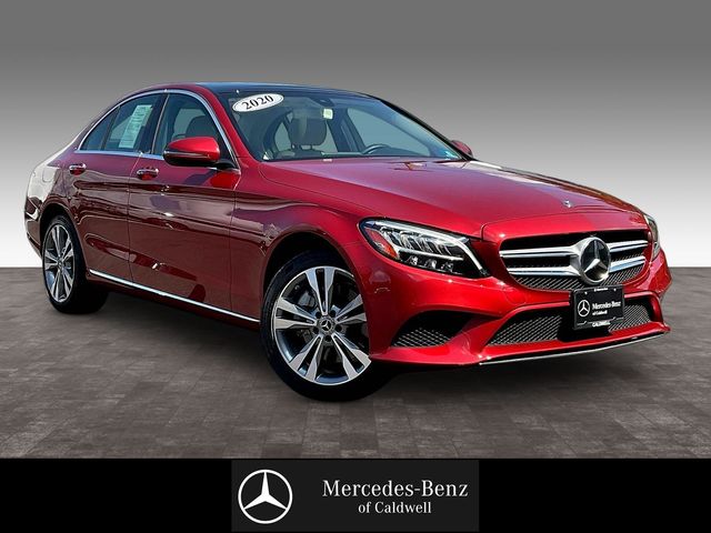 designo Cardinal Red Metallic 2020 Mercedes-Benz C-Class Sedan All-Wheel Drive 9-Speed Automatic