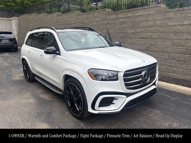 MANUFAKTUR Moonlight White Metallic 2025 Mercedes-Benz GLS SUV / Crossover All-Wheel Drive 9-Speed Automatic
