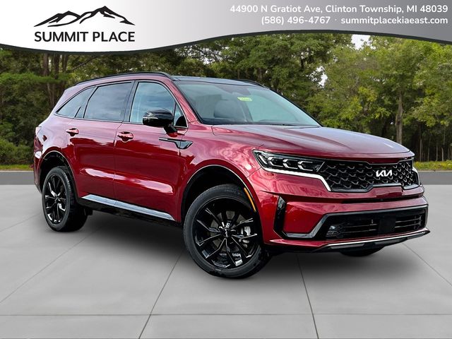 Passion Red Tintcoat 2023 Kia Sorento SUV / Crossover All-Wheel Drive 8-Speed Dual Clutch